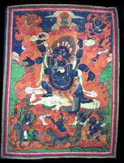 Thangka, Mongolie, XIXe - Cliquez ici