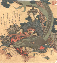 Estampe de Gakutei , Japon-Cliquez ici